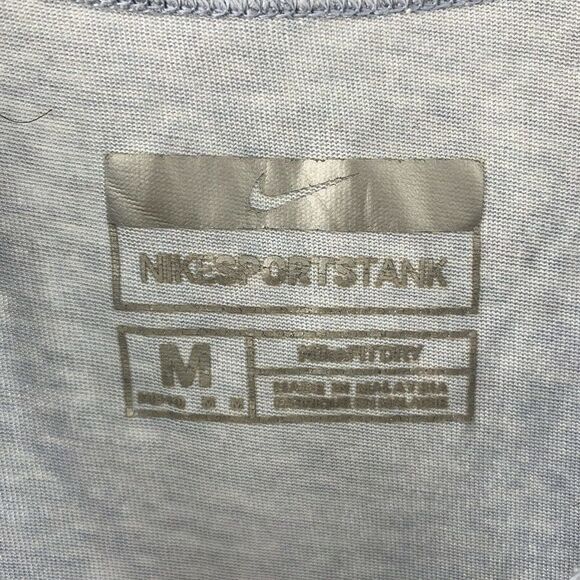 Nike Sports Tank Basic Gray Medium Sleeveless Top - Picture 4 of 4